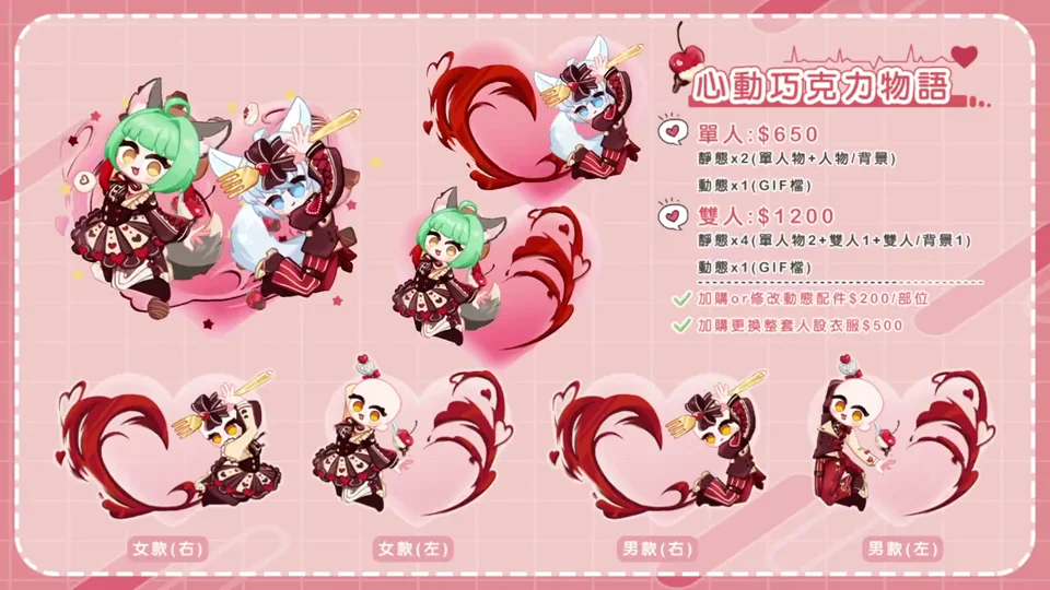 模板-情人節-心動巧克力物語